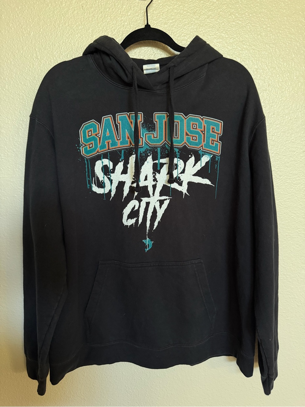 San Jose Sharks Shark City Hoodie XL NHL Hockey Graphic